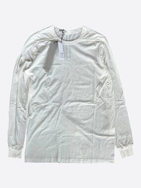 Rick Owens White Level Longsleeve T-Shirt